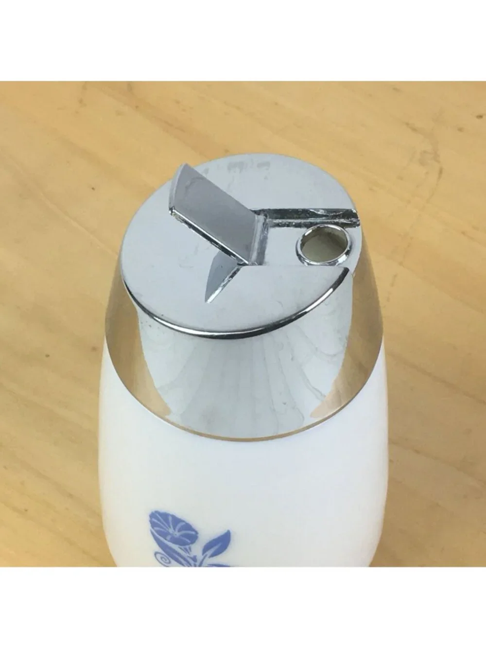 Vintage Cornflower Sugar Dispenser Container by Dispensers Inc Santa Barbara Ca